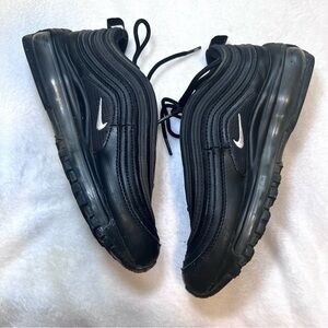 Nike Air Max 97 GS Black Youth Running Sneaker Shoes - Size 4.5